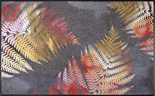 Wash+Dry Erbario Door Mat, 75 x 120 cm, Washable for Indoor and Outdoor Use