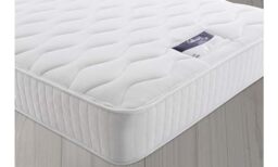 Silentnight 2 Drawer Storage Divan - Slate Grey - Single with Pocket Essentials 1000 Pocket Sprung Mattress - Medium - Single