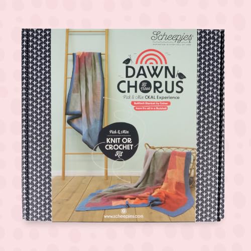 Scheepjes - Scheepjes CKAL Bullfinch Blanket Knitting and Crocheting Kit - 1 Set