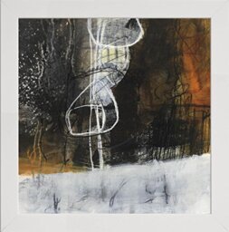 Frame Company Watson Range Abstract Pebble V by Jane Davies, Photo Frame - 40 x 40 cm, White
