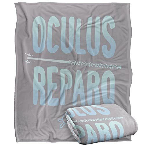 HARRY POTTER Blanket, 152 x 127 cm The Broken Glasses Silky Touch Super Soft Throw Blanket