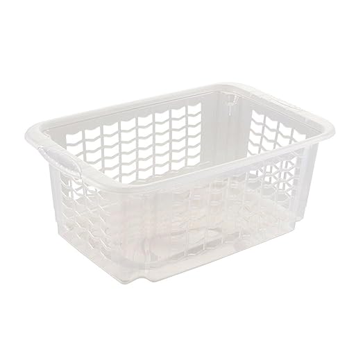 keeeper Turn-/ Stacking Basket, Size M, 40 x 25 x 15 cm, Transparent-Natural