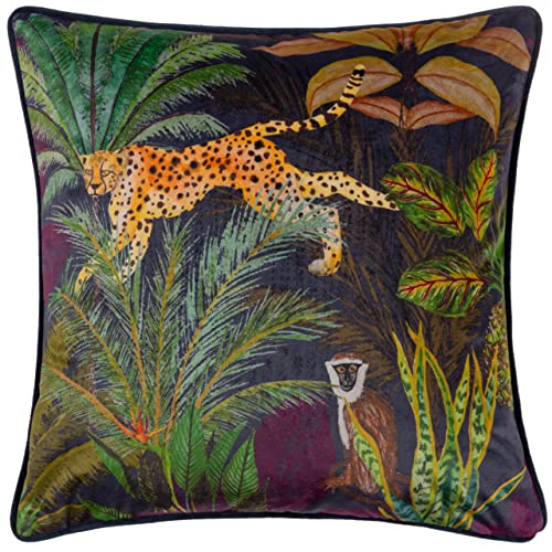 Wylder Tropics Aranya Cheetah Feather Filled Cushion, 43 x 43cm
