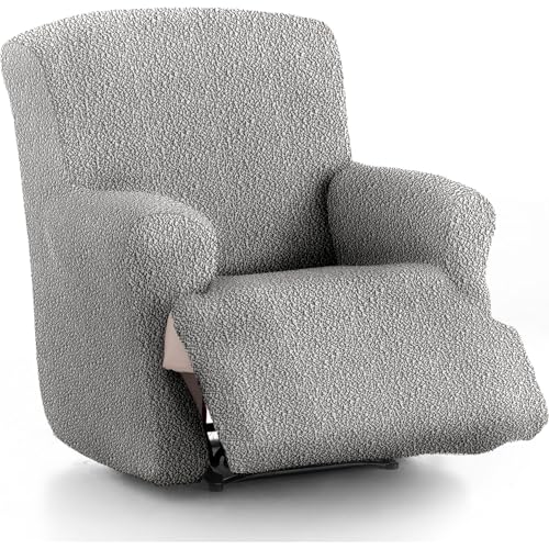 ECOMMERC3 - Armchair Cover Relax Feet Together Bi-elastic Adjustment Foams ??? Relax Armchair Cover Light Grey Breathable and Resistant
