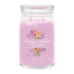 Yankee Candle Signature Scented Candle - Hand Tied Blooms Large Jar Candle with Double Wicks - Soy Wax Blend Long Burning Candle - Perfect Gifts for Women
