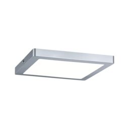 Paulmann 70935 Atria LED Panel Rectangular incl. 1x16-watt Ceiling lamp Chrome matt Ceiling luminaire Plastic Living Room lamp 4000 K