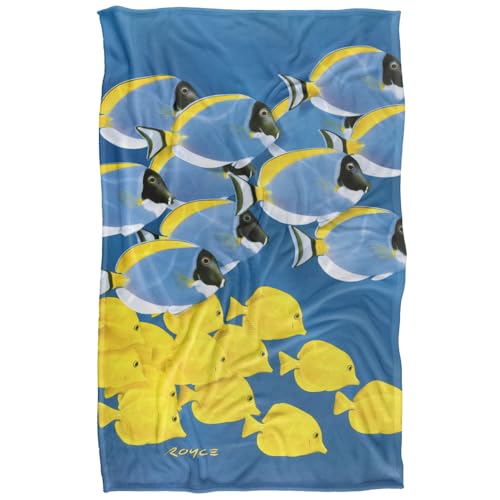 Jq Licensing - Royce Mcclure Tang Tropical Fish Silky Touch Super Soft Throw Blanket 91 x 147 Cm