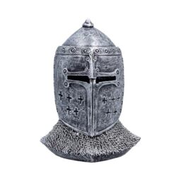 Nemesis Now Helm Figurine 13.2cm – Knight Helmet Fantasy Ornament (Brave)