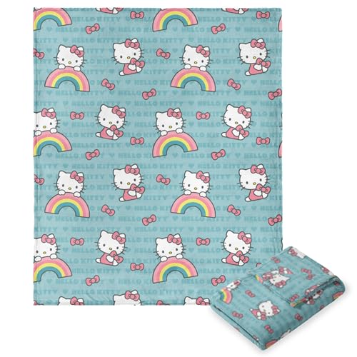 "Northwest Hello Kitty Silk Touch Throw Blanket, 50"" x 70"", Bow So Sweet"