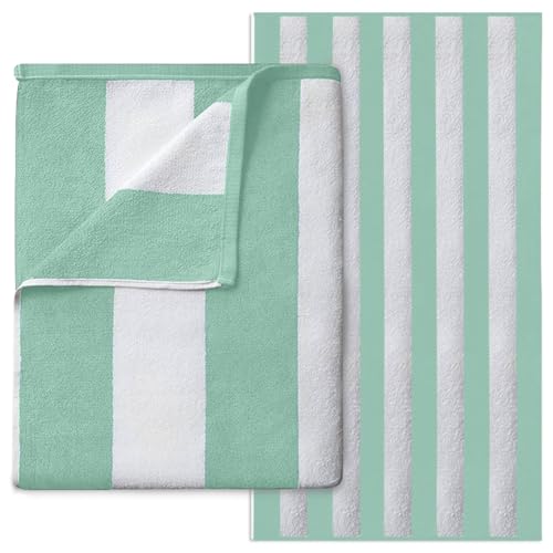 GC GAVENO CAVAILIA Microfiber Beach Towel Extra Large - Super Absorbent, Sand Free Beach Towels For Adults (100x200 cm) - Beach Towel 1 Piece - Quick Dry Beach, Swimming, Pool Towel, Gym - Sage Green