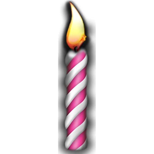 Star Cutouts SC148 Birthday Candle Cardboard Cutout - Free Standing, Quick Set Up, Birthday parties, celebration displays and photo props