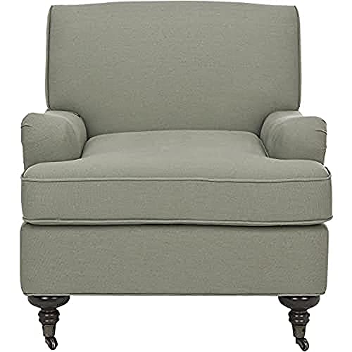 SAFAVIEH Upholstered Ottoman, in Grey, 75 X 85 X 80