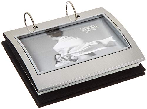 Joe Davies Silver Colour Free Standing Flip Album-Holds 50 of 6 x 4 Inch Photos,74100