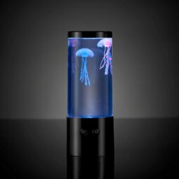 Tinc Jellyfish Lamp - Night Light, Sensory - Mesmerising and Perfect for a Children's Bedroom, Black