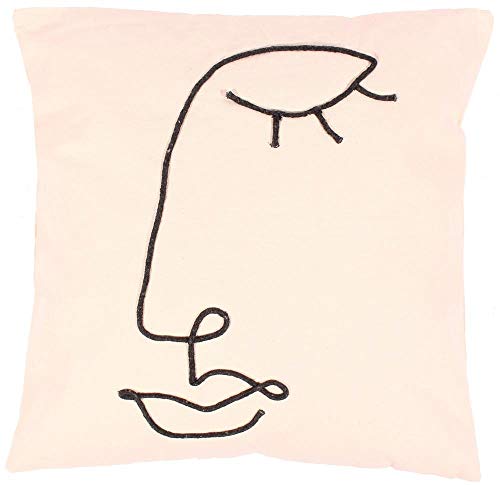 Decorative Square Cushion cover 50 x 50 cm for Home made from Cotton for Living Room Sofa Bedroom cc401
