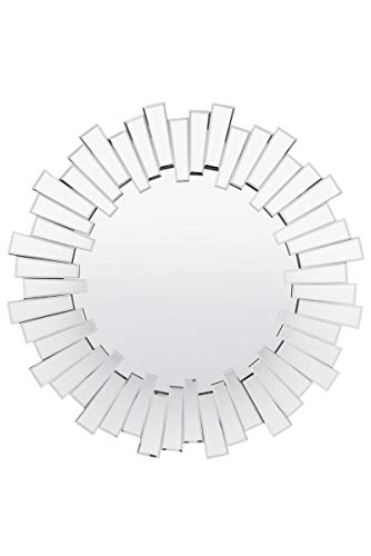 Small Black Vintage Wood Mirror