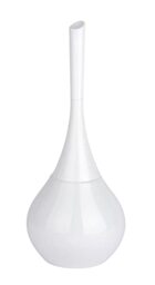 WENKO 22037100 Toilet brush Flakon White - Ceramic, 17 x 42.5 x 17 cm, White
