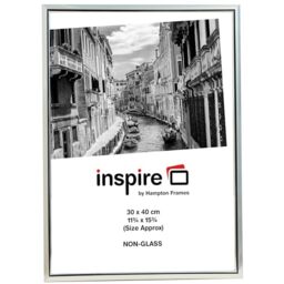 Hampton Frames EASYLOADER 30x40cm Silver Picture Poster Frame Acrylic (Non-Glass) EAS3040SVPX-1PK