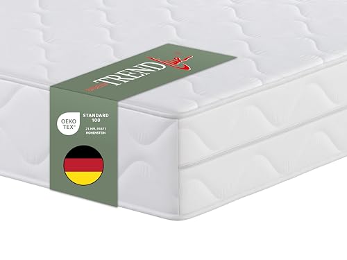 Badenia Trendline Bedcomfort Trend Line BT100 2 in 1 Duo Roller Comfort Mattress Hardness 2 and 3, 140 x 200 cm