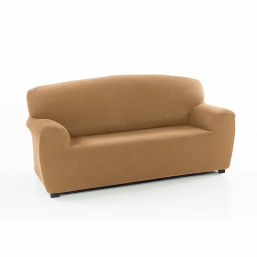 SOFAKOVER?? Super Elastic Pocket Sofa Cover, 3 Seater Sofa Cover, Breathable, Comfortable and Durable, Sofa Cover, Easy to Install, Measures 180-220 cm, Gold