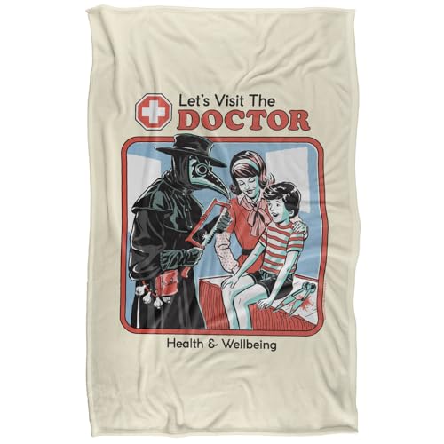 Steven Rhodes Let'S Visit The Doctor Silky Touch Super Soft Throw Blanket 91 X 147 Cm