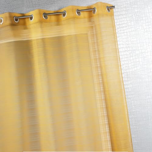 Home Maison Fancy Net Curtain with Fine Stripes