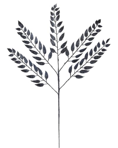 Navy Leaf Christmas Tree Spray, 73cm Artificial Foliage