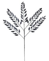 Navy Leaf Christmas Tree Spray, 73cm Artificial Foliage