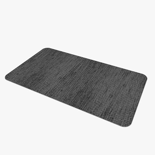 Comart - Nancy Kitchen Rug - Non-Slip - Machine Washable - Modern Chenille Runner - Runner for Hallway and Kitchen - Soft and Durable - Made in Italy - Grey - 50 x 75 cm