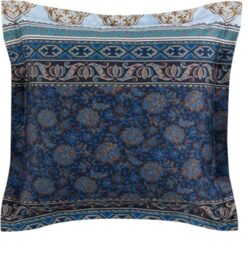 Bassetti Oristano B1 9324321 Cushion Cover 100% Mako Satin 65 cm x 65 cm Blue