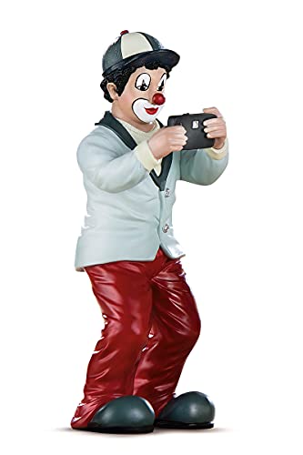 Gildeclown Small Decorative Figure and Collector's Item of the Smart Photographer in Gift Box - Decorative Figure Accessory Gift - Handmade - Height 15 cm
