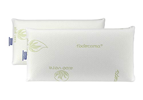 Todocama Pillow Pack of 2 Unidades, 70 cm, Green