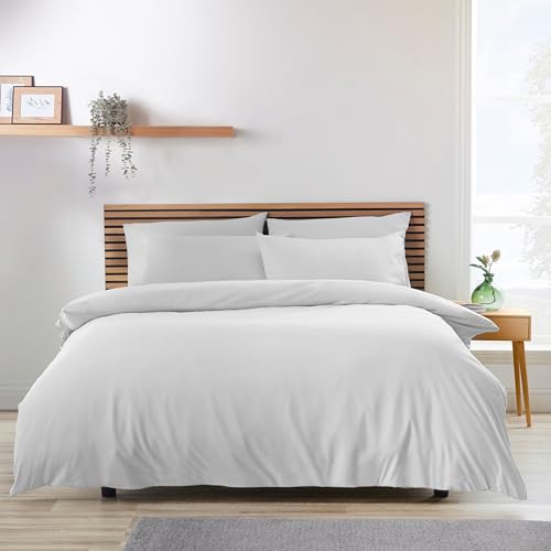 Catherine Lansfield So Soft Non-Iron Single Duvet Cover Set White