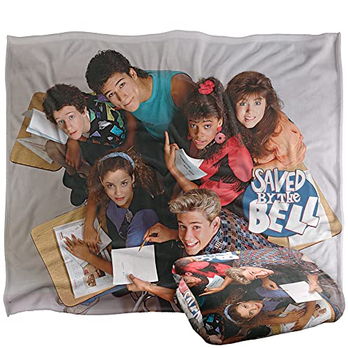 Saved By The Bell Group Shot Silky Touch Super Soft Throw Blanket 152 X 127 Cm