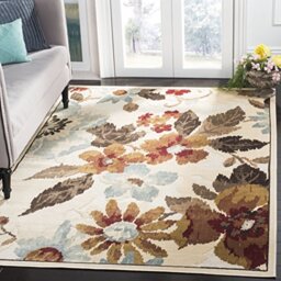Safavieh Transitional Indoor Woven Rectangle Area Rug, Paradise Collection, PAR148, in Cream / Multi, 122 X 170 cm for Living Room, Bedroom or Any Indoor Space