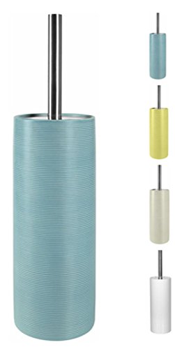 Spirella Tube Ribbed Toilet Brush, Aqua
