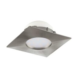 EGLO recessed spotlight Pineda, Ceiling Spot, Plastic in Matte Nickel