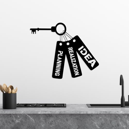 Stylish Black Decorative Metal Wall Accessory, 57 x 70 cm, 100% Metal, 1.5 mm Thickness, Lightweight & Easy to Hang, Perfect for Home Decor