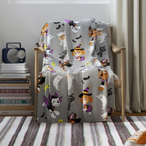 "Franco Kids PAW Patrol Halloween Throw Blanket, Super Soft Cozy Plush Bedding, 50"" x 70"", (Officially Licensed Product)"