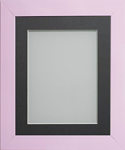 Frame Company Candy Range Peony Picture Photo Frames with Grey Mount, 10x8 for 8x6 *Choice of Sizes and Colours* Fitted with Real Glass