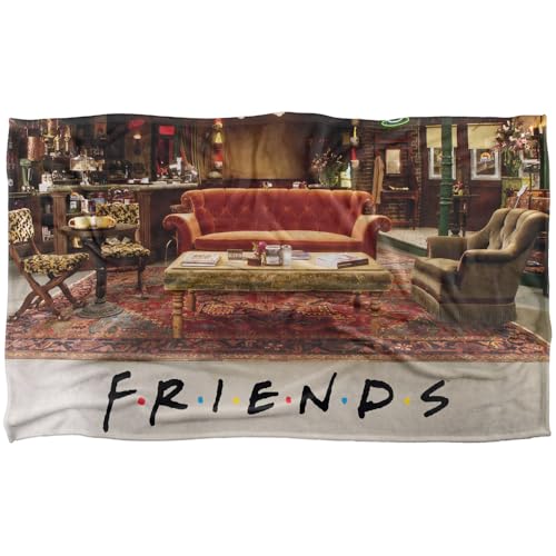 Friends Central Perk Couch Super Soft Snuggle Blanket with Silky Touch - 36 x 58 Inch