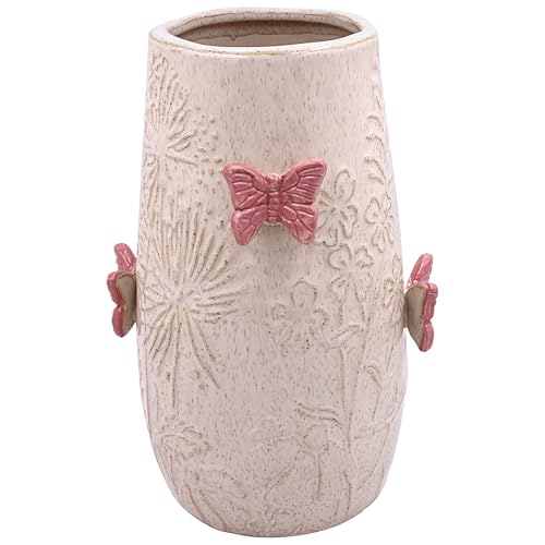 Lesser & Pavey Butterflies Vase Small For Living Room & Home Decor - Stylish Vases For Fresh & Artificial Flowers - Modern Vases Centerpiece For Office & Table- Decorative Gift For Women & Men