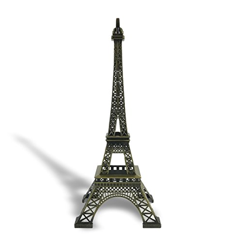 "allgala 24"" Eiffel Tower Statue Decor Alloy Metal, Bronze"