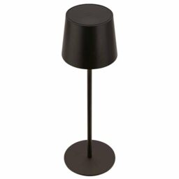 BRILONER - LED Table lamp Cordless IP44 with Touch, dimmable, Rechargeable Battery & Light Source Interchangeable, Bedside, Reading Light, Outdoor, 11 x 33 cm, Black