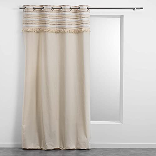 douceur d'Intérieur Eyelet Curtain Natural 140 x 240 cm