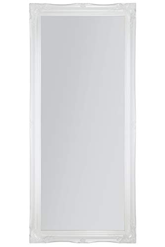 Full Length White Dressing/Hall Mirror complete with Premium Quality Pilkington's Glass - Large Size: 66 inches x 30 inches (168cm x 77cm) - ITV Show Supplier - BEST PRICE ON AMAZON - ONLY AVAILABLE FROM SHABBY CHIC MIRRORS