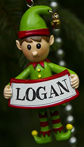 Boxer Gifts Logan Elf Christmas Tree Decoration - Great XMAS Bauble Ornament Gift - One For The Whole Family