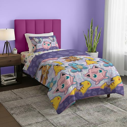 Northwest Pokemon Bed in a Bag Set, Polyester Fiber, Friendly Battle, Twin
