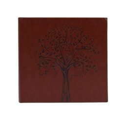 "New View Gifts Faux Leather Family Tree Embossed Photo Album, Holds 120 Photos, 4""x6"" or 60 5""x7"" Photos"