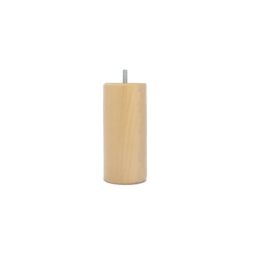 La Fabrique de Pieds Set of 4 Wooden Bed Feet Verni Clair 15 x 7 x 7 cm